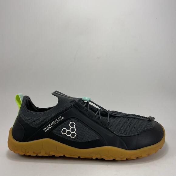 VivoBarefoot Shoes - Vivobarefoot Primus Trail Knit FG Minimalist Shoes Womens Size 43, US 11.5 Black